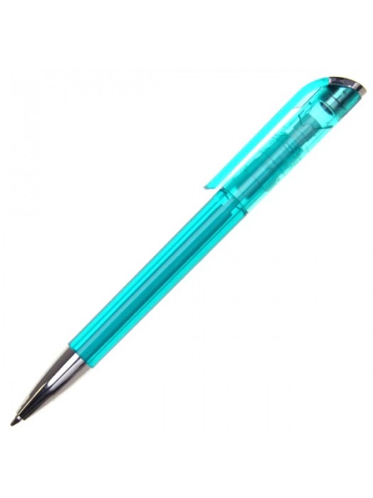 Plastic Pen Tag Transparent Ft Retractable Penswith ink colour Black